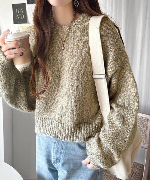 「Java」 長袖ニット LARGE チャコール レディース | Java | 06