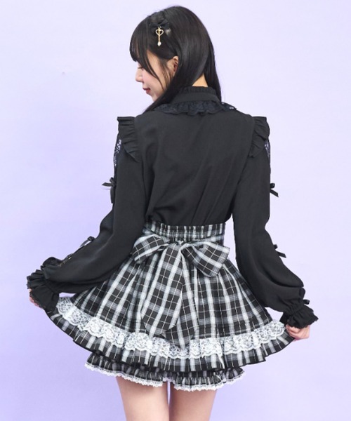 Secret Honey（シークレットハニー） ブラウス シャツ 袖スリット長袖
