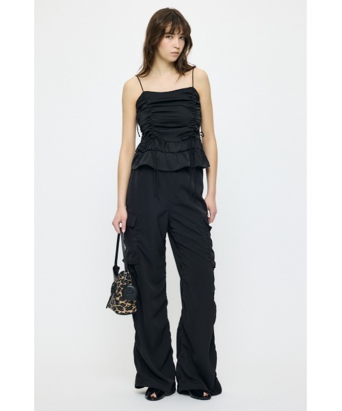 MOUSSY マウジー SATIN GATHER キャミ MOUSSY（マウジー） キャミソール SATIN GATHER キャミソール