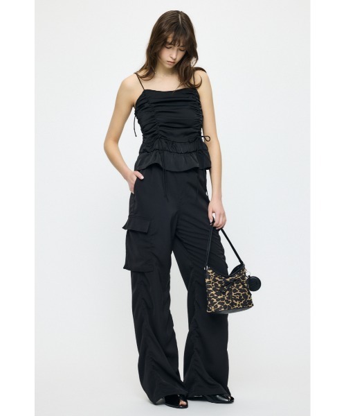 MOUSSY（マウジー） キャミソール SATIN GATHER キャミソール