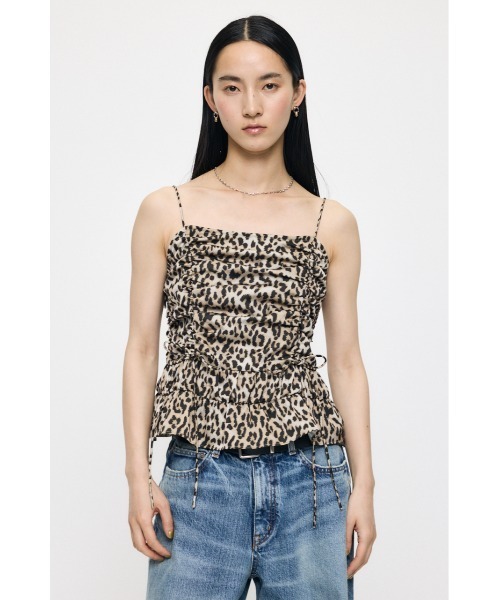 SATIN GATHER キャミ MOUSSY（マウジー） キャミソール SATIN GATHER キャミソール