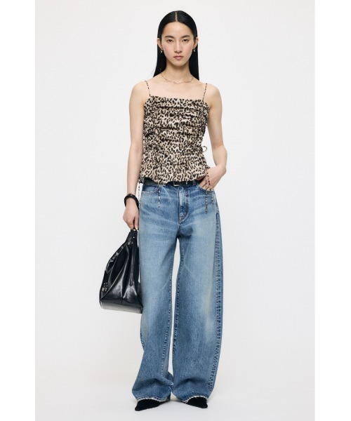 MOUSSY（マウジー） キャミソール SATIN GATHER キャミソール