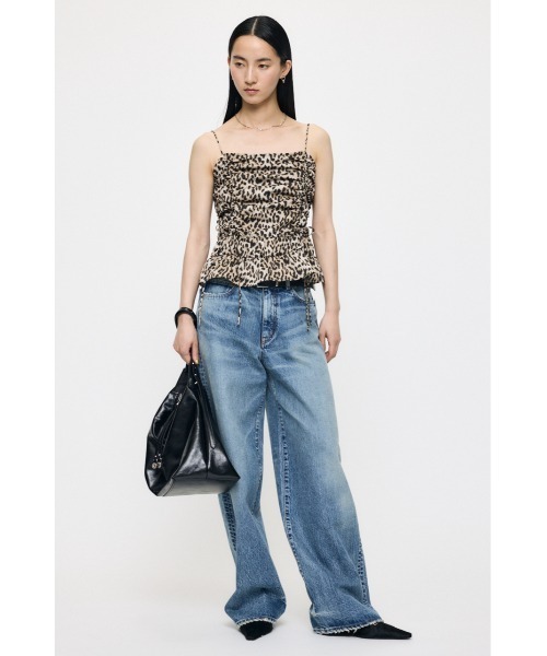 MOUSSY（マウジー） キャミソール SATIN GATHER キャミソール