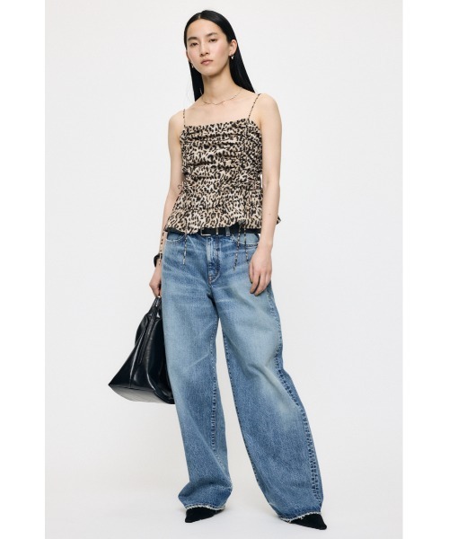 MOUSSY（マウジー） キャミソール SATIN GATHER キャミソール