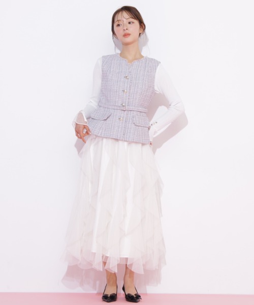 JILL by JILL STUART（ジルバイジルスチュアート） ベスト ジレ ベルト