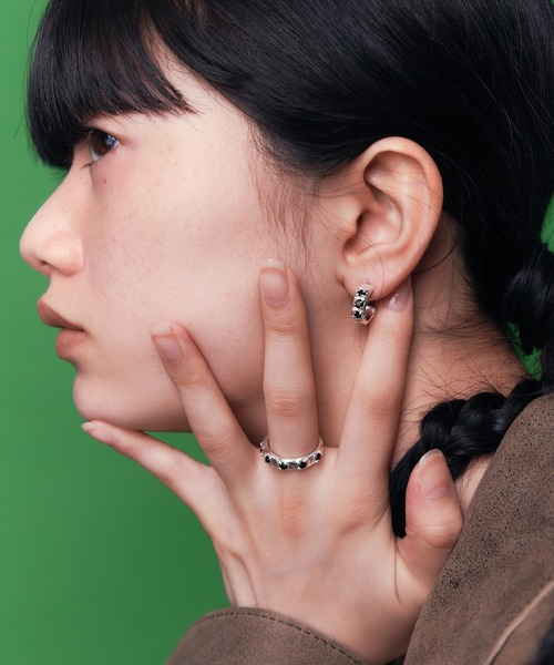 whoseA（フーシー） ピアス 「silver925」Sway Hoop Pierce / スウェイ