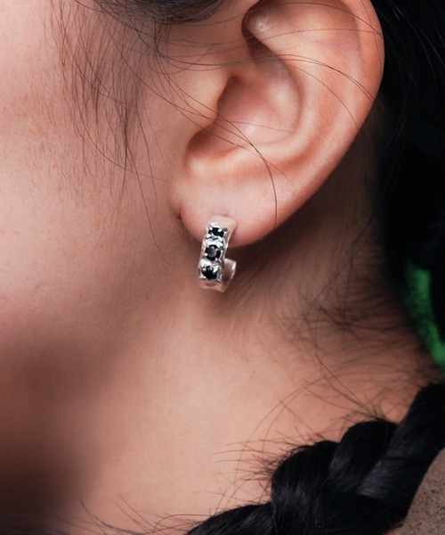 whoseA（フーシー） ピアス 「silver925」Sway Hoop Pierce / スウェイ