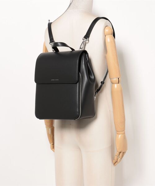 CHARLES & KEITH 黒 リュック・バックパック CHARLES ＆ KEITH 