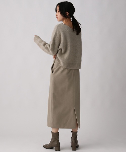 「A part by」 タイトスカート MEDIUM ライトベージュ レディース_画像5