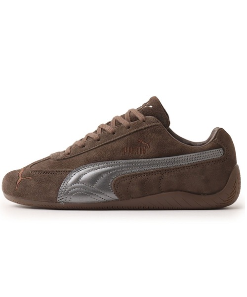 「PUMA」 ローカットスニーカー 24.5cm ブラウン レディースの画像4