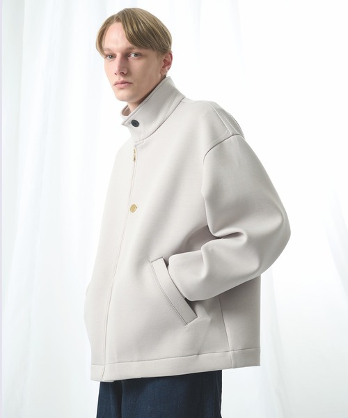 【3月限定価格】CULLNI（クルニ） シャンブレーツイルハイネックブルゾン CULLNI（クルニ） ブルゾン アウター 「CULLNI/クルニ」別注 DB
