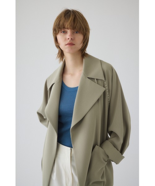 RIM.ARK トレンチコート RIM.ARK トレンチコート コート Hidden detail over trench ヒドゥン