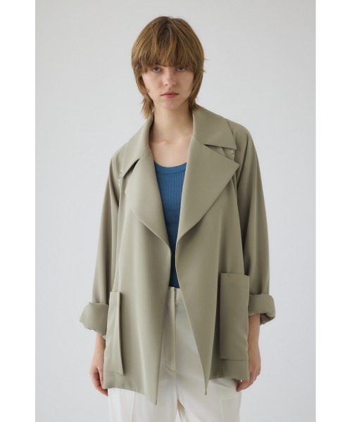 ジャケット・アウター RIM.ARK Layered poncho spring CT RIM.ARK コート アウター 「RIM.ARK/リムアーク」Trench detail 2way