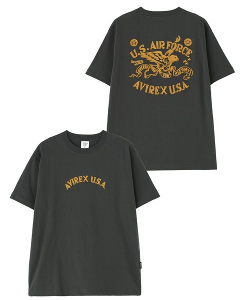 AVIREX（アヴィレックス） tシャツ CHAIN STITCH EMBROIDERY T-SHIRT