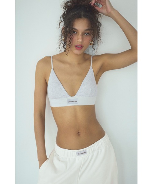 ALEXIA STAM（アリシアスタン） インナーシャツ 肌着 Rib Triangle Bra