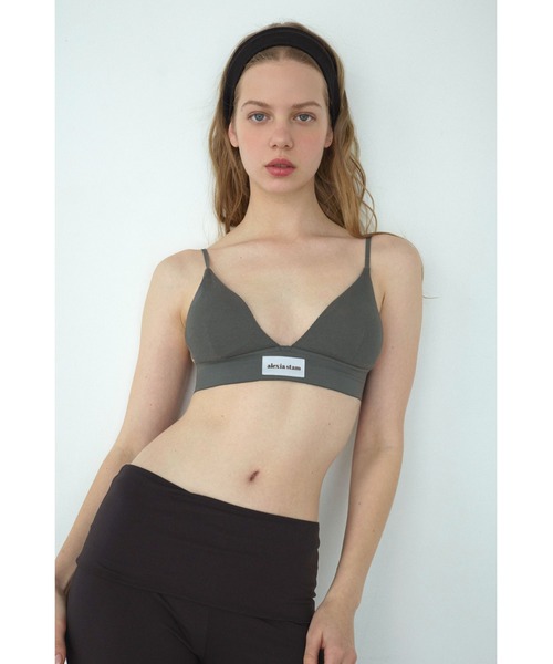 ALEXIA STAM（アリシアスタン） インナーシャツ 肌着 Rib Triangle Bra