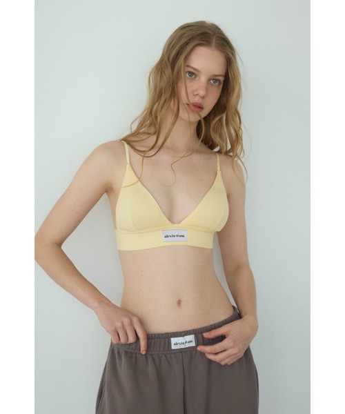 ALEXIA STAM（アリシアスタン） インナーシャツ 肌着 Rib Triangle Bra