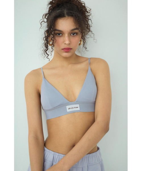 ALEXIA STAM（アリシアスタン） インナーシャツ 肌着 Rib Triangle Bra