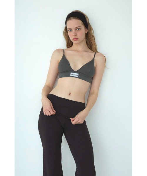 ALEXIA STAM（アリシアスタン） インナーシャツ 肌着 Rib Triangle Bra