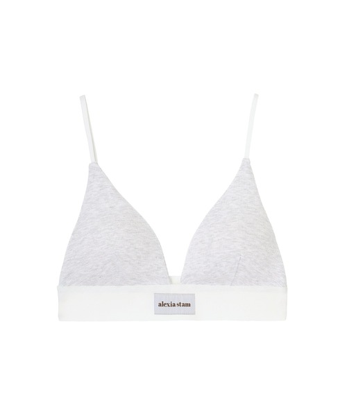 ALEXIA STAM（アリシアスタン） インナーシャツ 肌着 Rib Triangle Bra