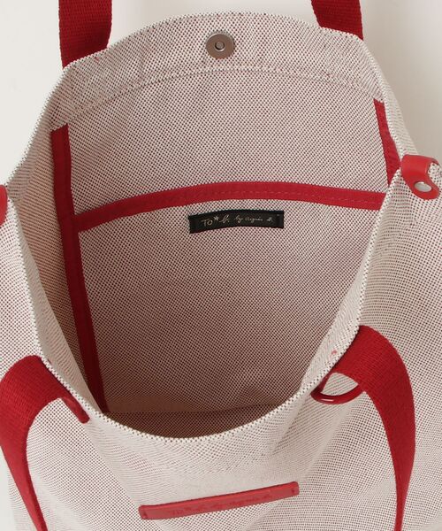 「To b. by agnes b.」 トートバッグ - レッド レディース_画像4