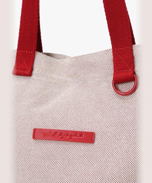「To b. by agnes b.」 トートバッグ - レッド レディース_画像6