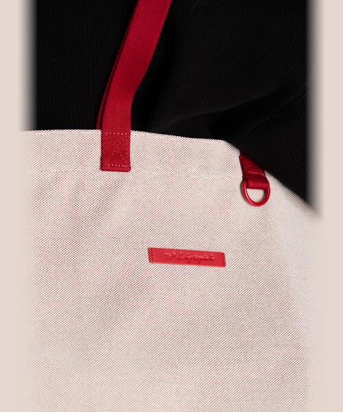 「To b. by agnes b.」 トートバッグ - レッド レディース_画像8