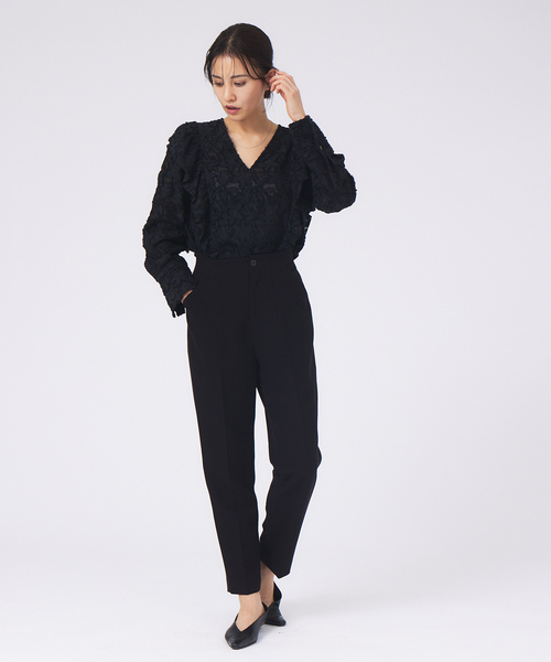 「qualite」 パンツ 40 ブラック レディース_画像4