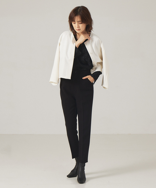 「qualite」 パンツ 40 ブラック レディース_画像5