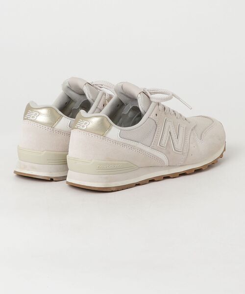 「New Balance」 ローカットスニーカー 24.5cm ベージュ レディース_画像2