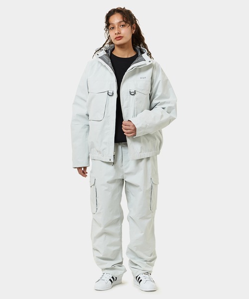 HUF（ハフ） ブルゾン MEDIUM チャコールグレー メンズ : ZOZOTOWN 