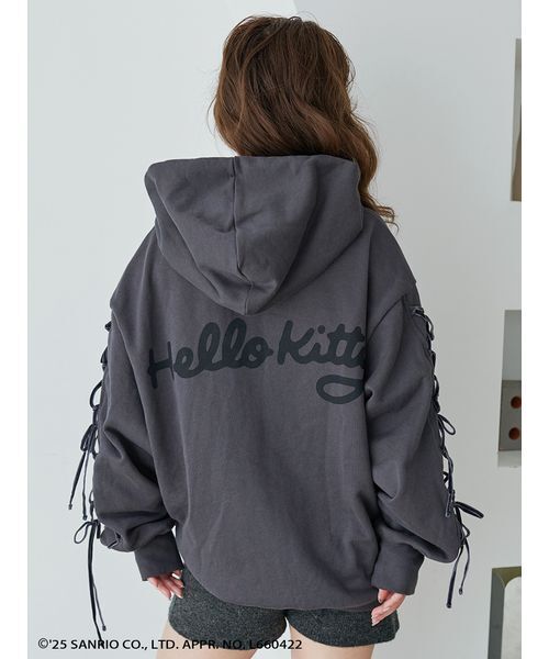 SNIDEL（スナイデル） ジップアップパーカー「HELLO KITTYコラボ」 F