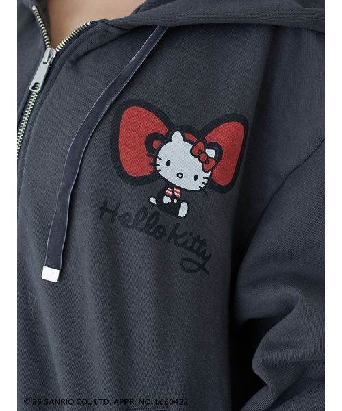 SNIDEL（スナイデル） ジップアップパーカー「HELLO KITTYコラボ」 F