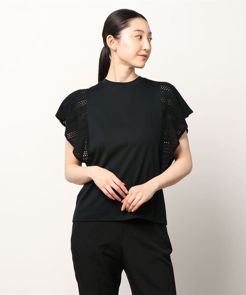 「SHIPS」 半袖カットソー ONE SIZE ブラック レディース_画像2