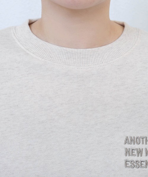「ANME」 スウェットカットソー S 杢グレー レディース_画像2