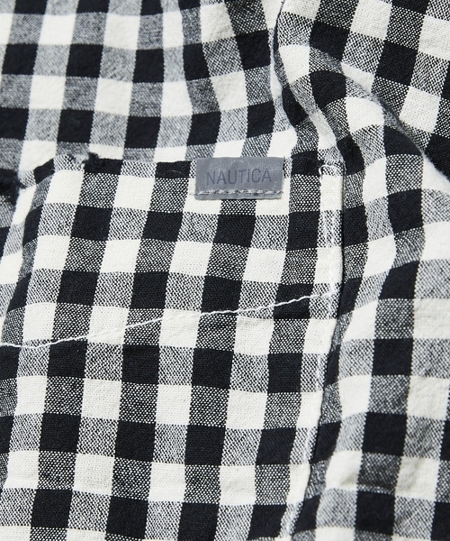 「NAUTICA」 長袖シャツ MEDIUM ブラック メンズ_3