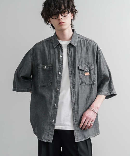 KRIFF MAYER（クリフメイヤー） 七分袖 シャツ オーバーサイズエアー