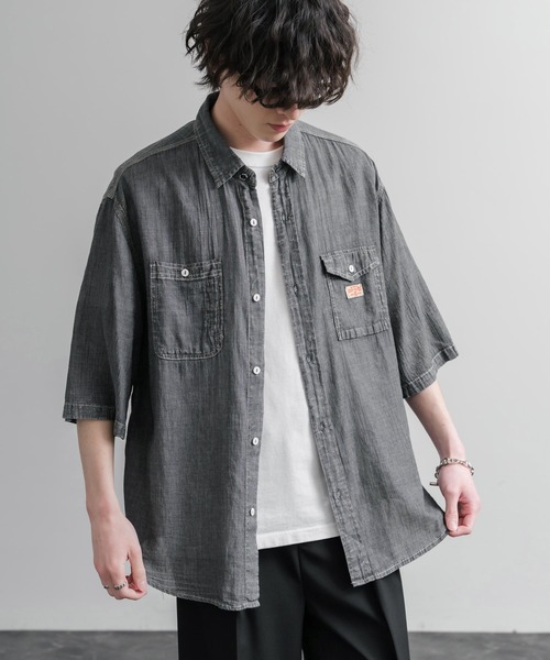 KRIFF MAYER（クリフメイヤー） 七分袖 シャツ オーバーサイズエアー
