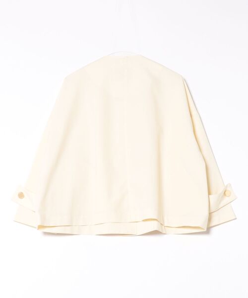 「Traditional Weatherwear」 ノーカラージャケット フリー クリーム レディース_画像2