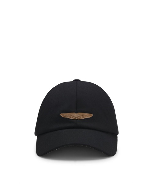 キャップ 帽子 BOSS x ASTON MARTIN ロゴキャップ ウールブレンド メンズの画像