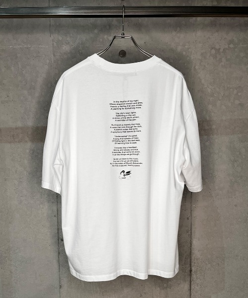 「SHOOP 」 半袖Tシャツ MEDIUM ホワイト メンズ_画像5