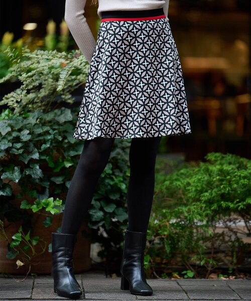 「DRESSTERIOR」 フレアスカート 36 ベージュ レディース_画像3