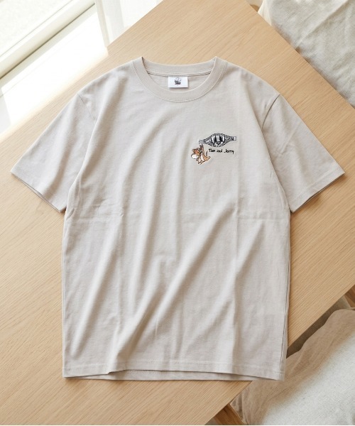 tシャツ 「TOM ＆ JERRY/トムとジェリー」キャラクターワンポイント