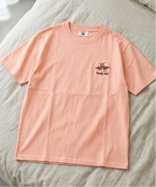 tシャツ 「TOM ＆ JERRY/トムとジェリー」キャラクターワンポイント