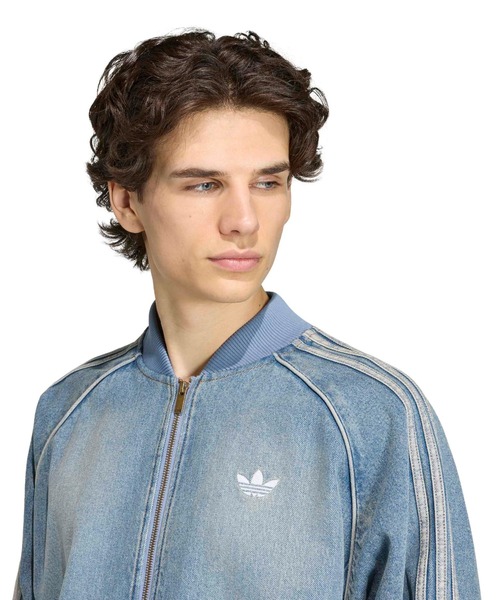 adidas（アディダス） デニムジャケット gジャン adidas SST ADICOLOR