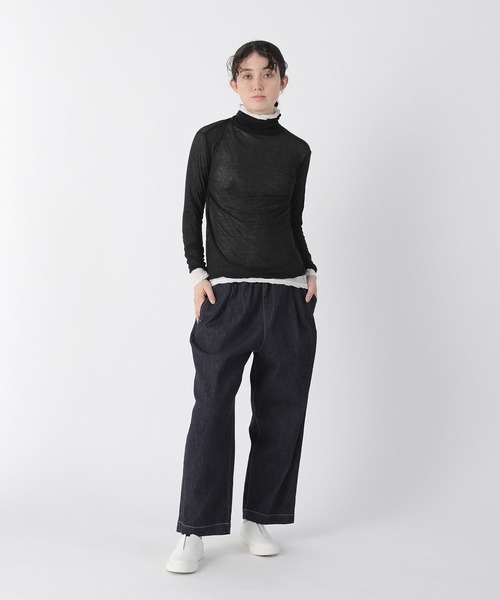 「Plantation」 長袖カットソー M size ライトピンク レディース_画像2