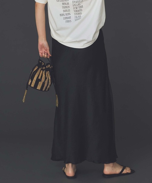 「Gready Brilliant」 「lusteek」フレアスカート 36 アイボリー レディース_画像9