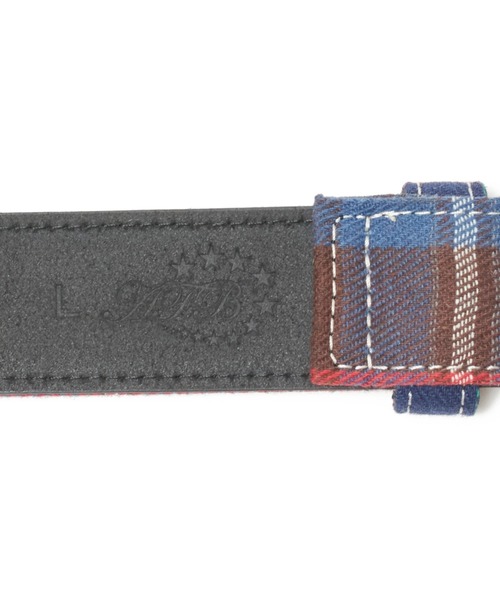 AFB（エーエフビー） ベルト CHAIN BUCKLE CHECK BELT メンズ