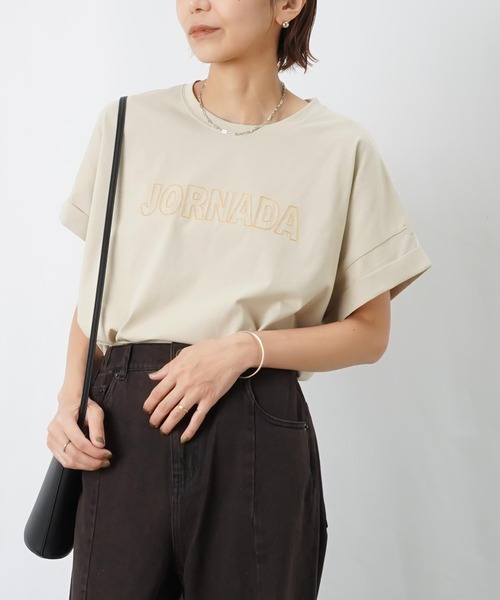 LADY LUCK LUCA（レディラックルカ） tシャツ 半袖 LC/LLL ロゴ刺繍T