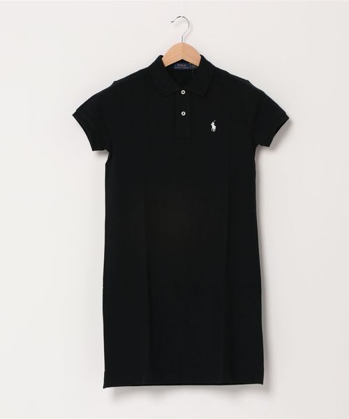 POLO RALPH LAUREN ワンピース コットン メッシュ ポロドレス